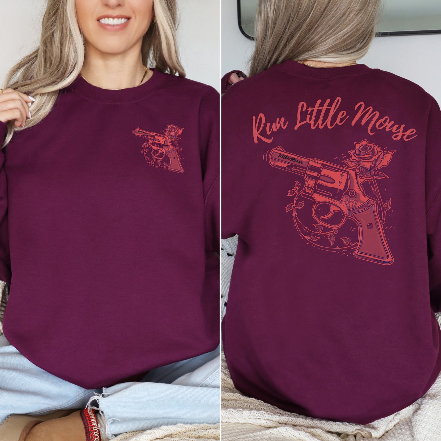 🐭 Run Little Mouse Sweatshirt – Embrace the Thrill of the Chase