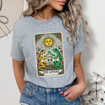 🔮 The Lovers Tarot Card Frog Shirt