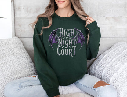 🦇 High Lady of the Night Court Sweatshirt