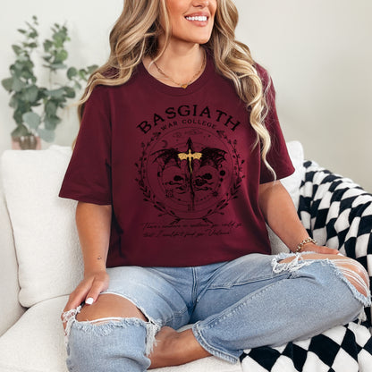 🖤 Basgiath War College T-Shirt – Embrace the Spirit of Fourth Wing