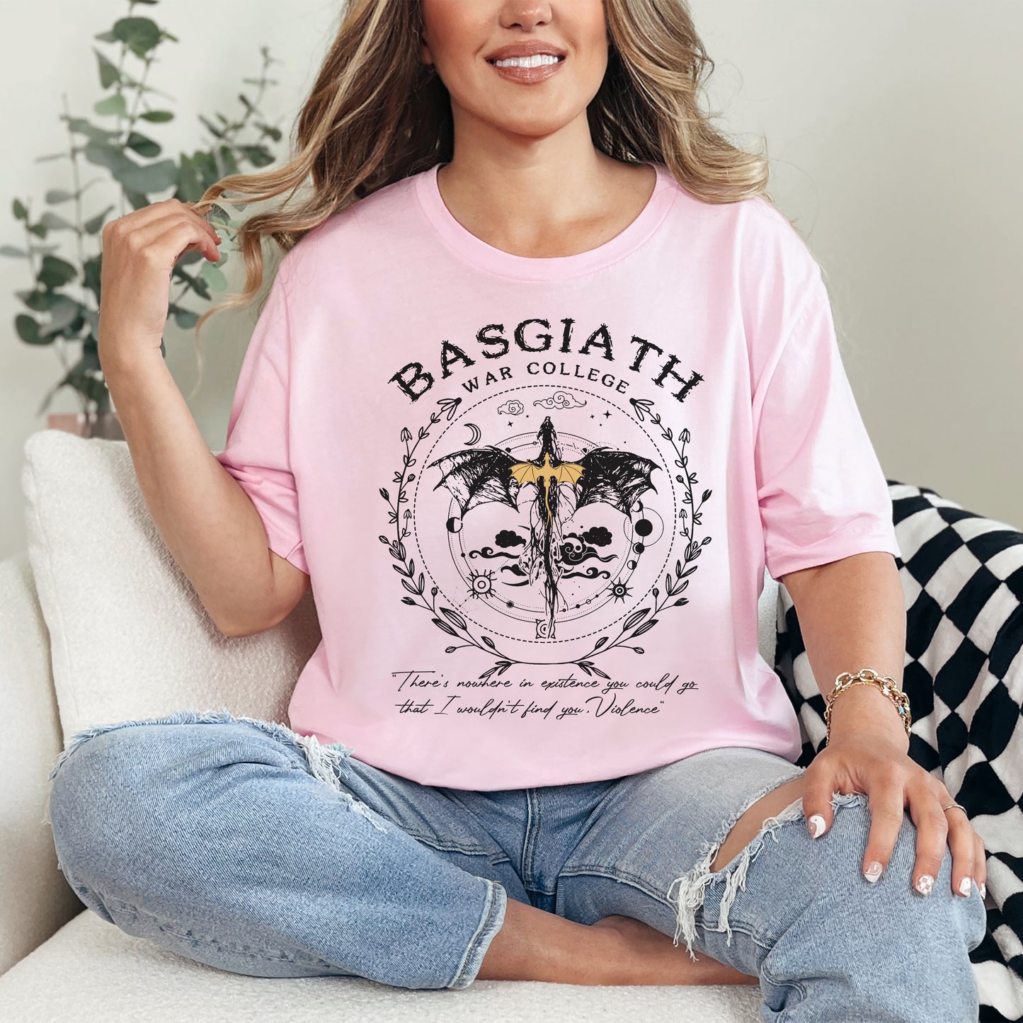 🖤 Basgiath War College T-Shirt – Embrace the Spirit of Fourth Wing