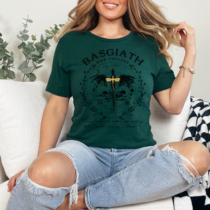 🖤 Basgiath War College T-Shirt – Embrace the Spirit of Fourth Wing