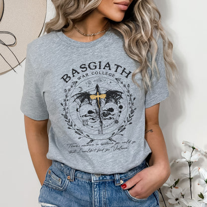 🖤 Basgiath War College T-Shirt – Embrace the Spirit of Fourth Wing