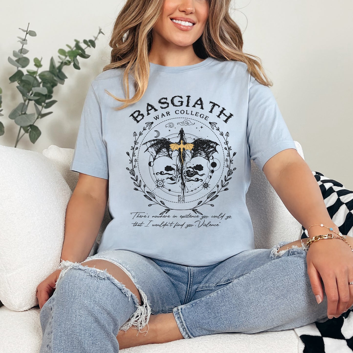 🖤 Basgiath War College T-Shirt – Embrace the Spirit of Fourth Wing