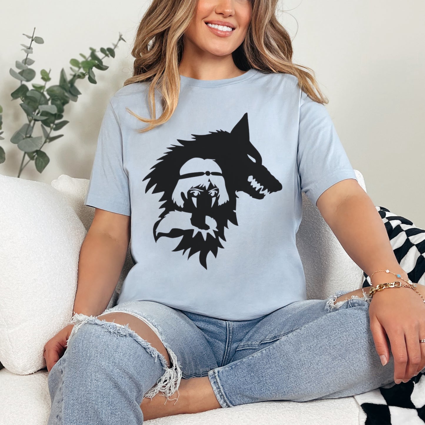 🐺 Princess Mononoke - San & Wolf Spirit T-Shirt 🐺