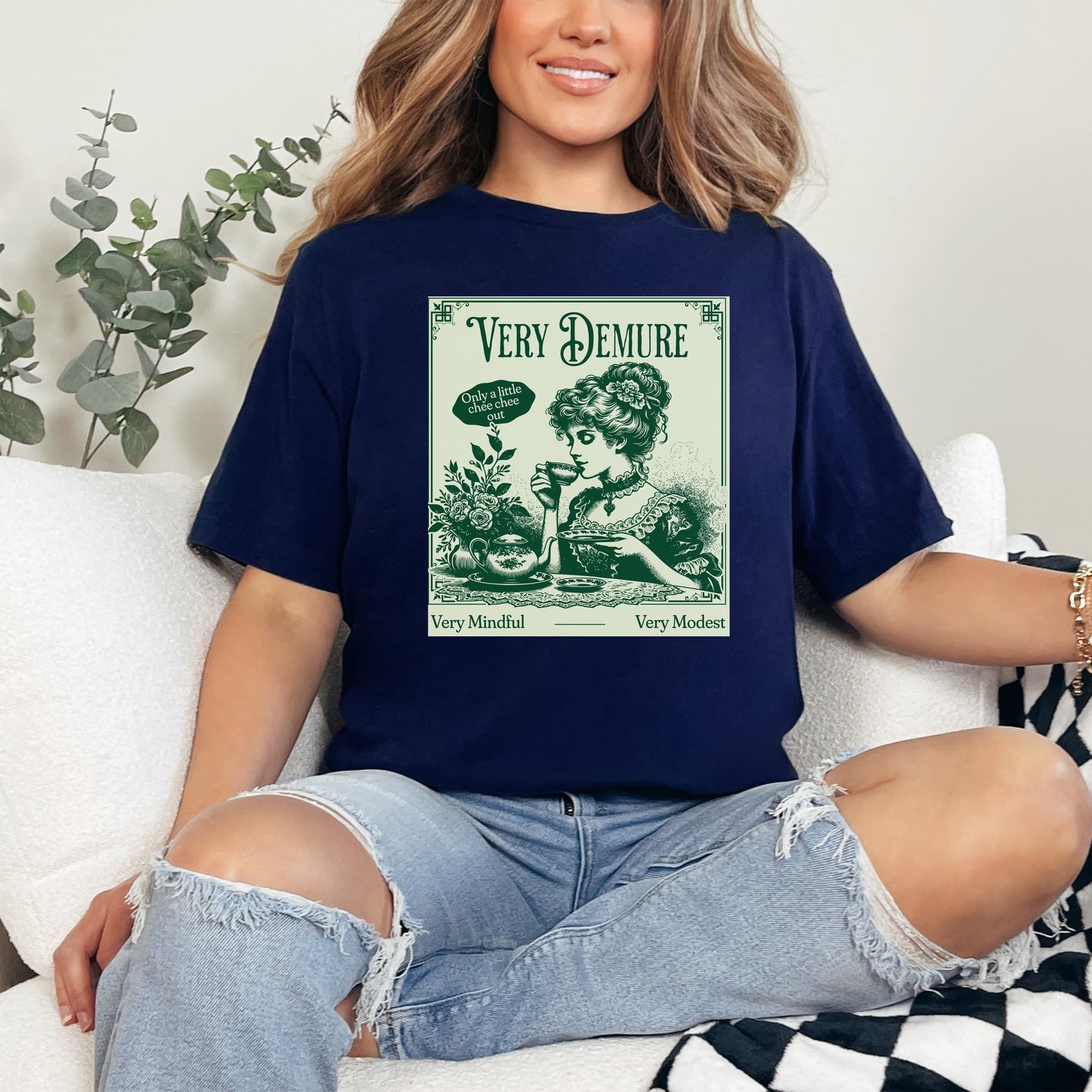 🌿 Very Demure & Mindful Vintage T-Shirt