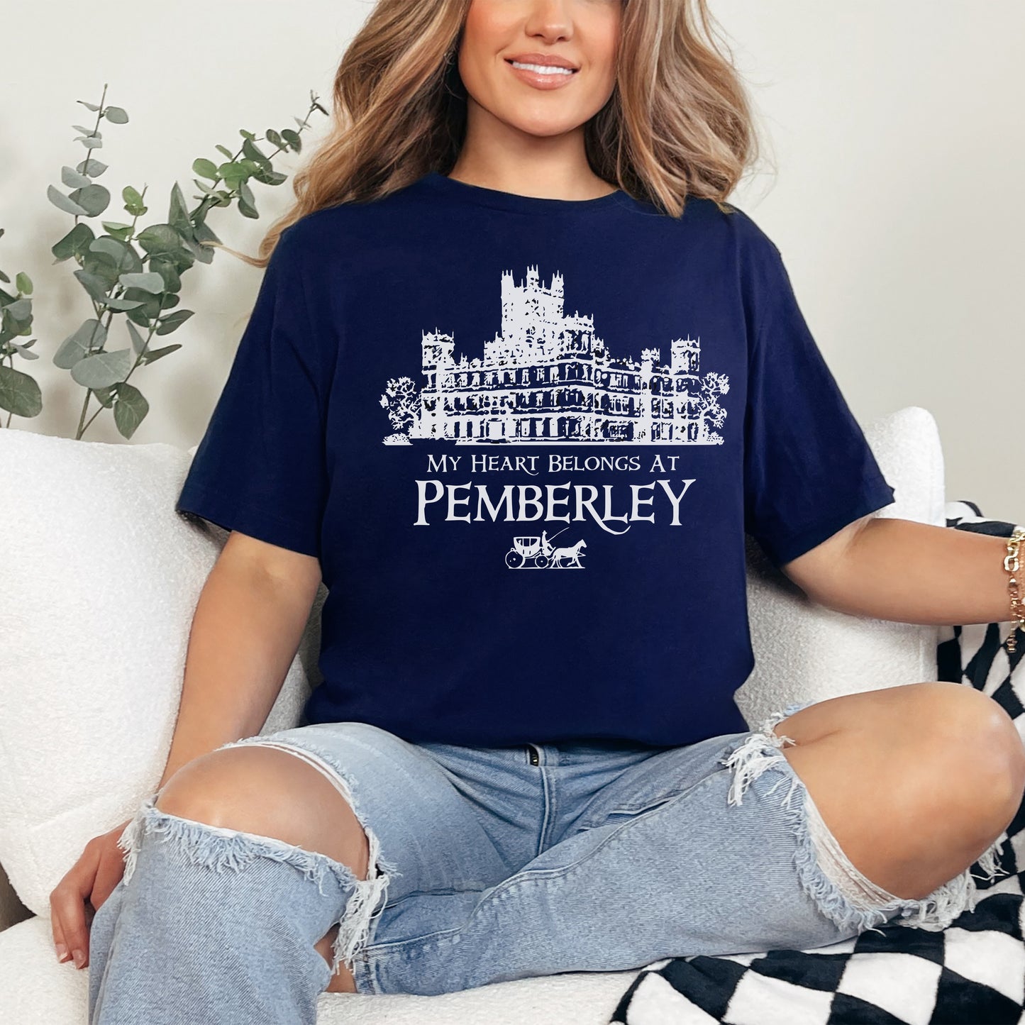 🏰 My Heart Belongs at Pemberley - Pride and Prejudice T-Shirt 🏰