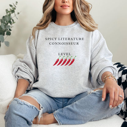 🌶️ Spicy Literature Connoisseur Sweatshirt – Embrace Your Love for Smutty Reads