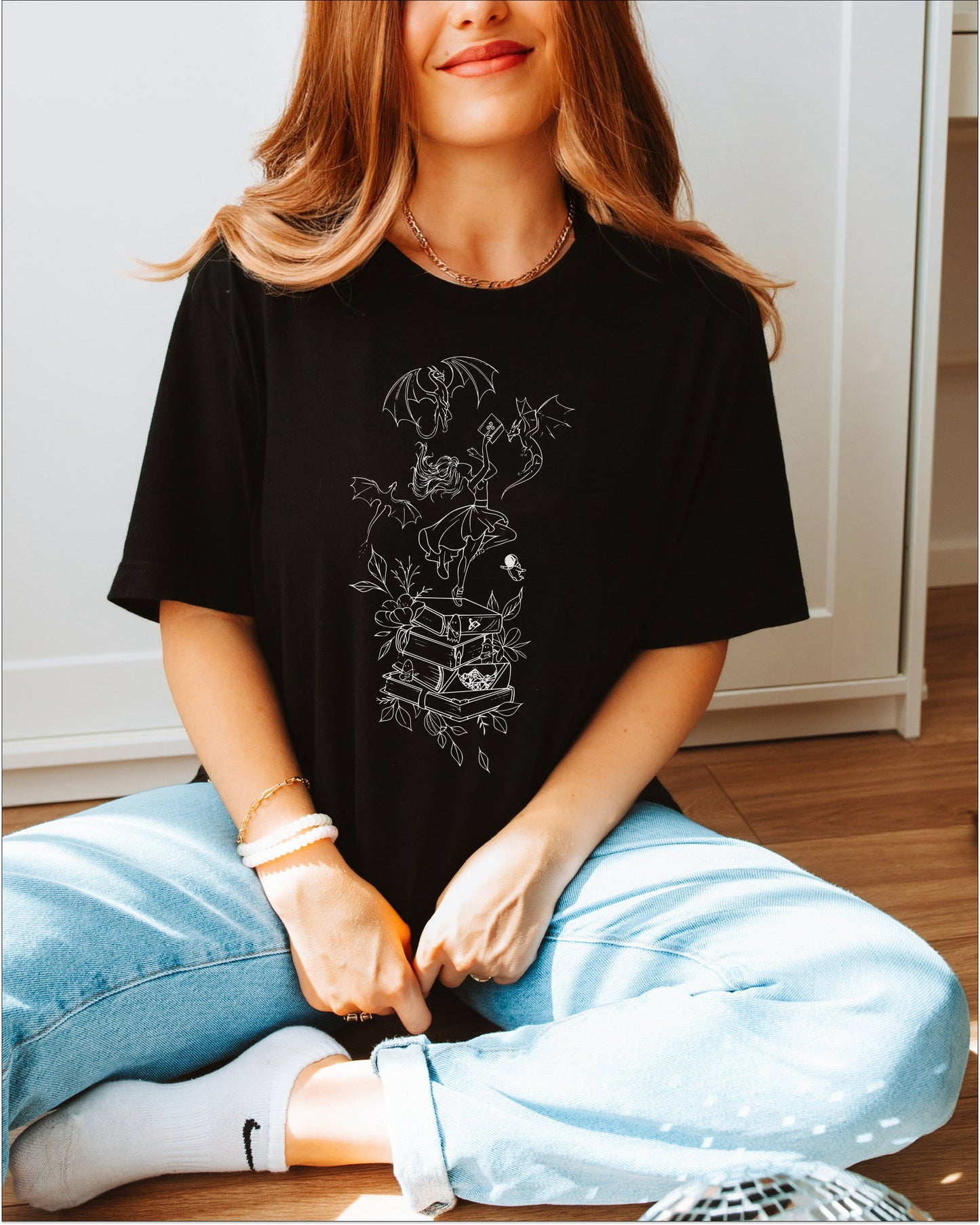 📚 Enchanted Pages - Fantasy Book Lover Tee 🐉