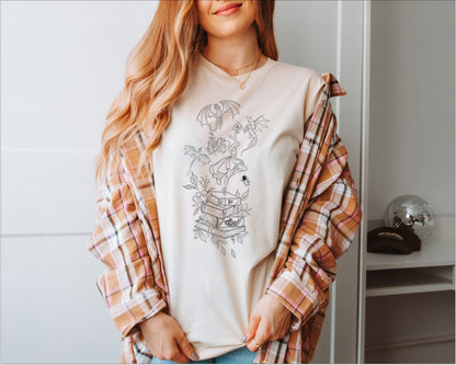 📚 Enchanted Pages - Fantasy Book Lover Tee 🐉