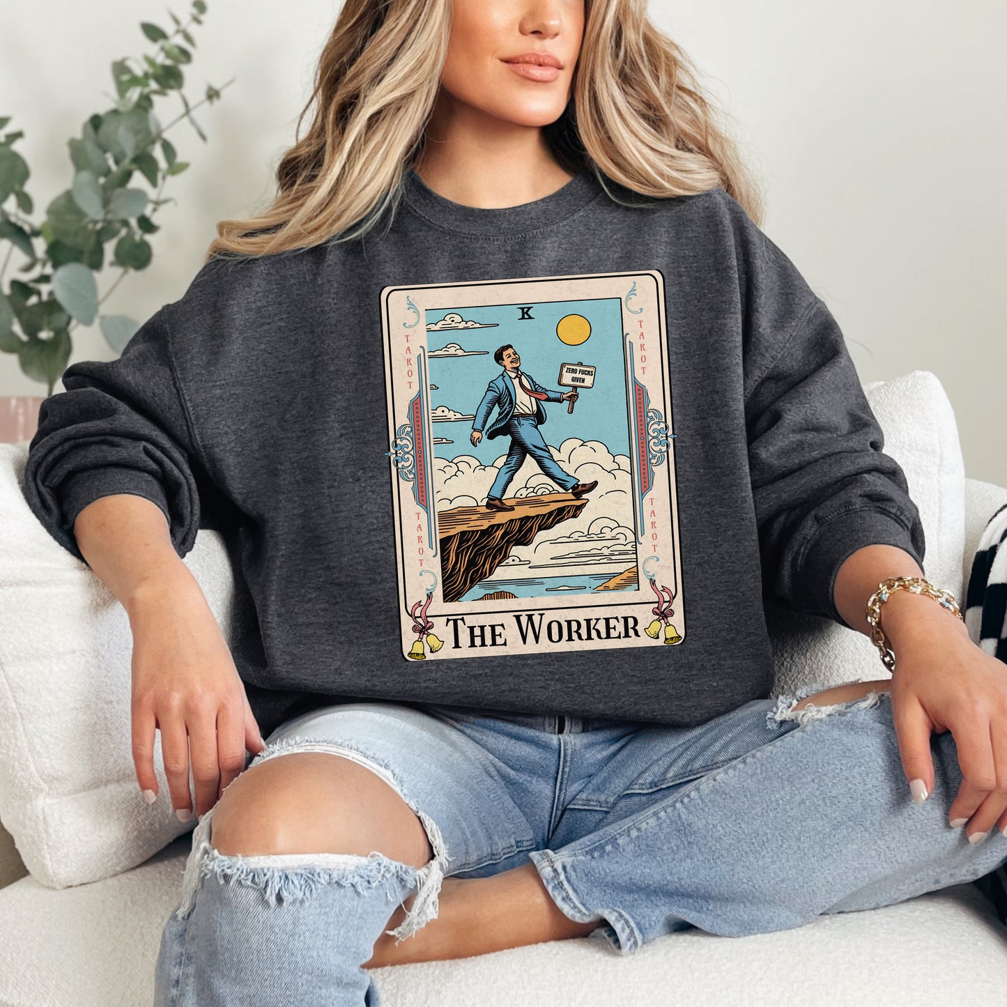 🔮 "The Worker Tarot" Sweatshirt