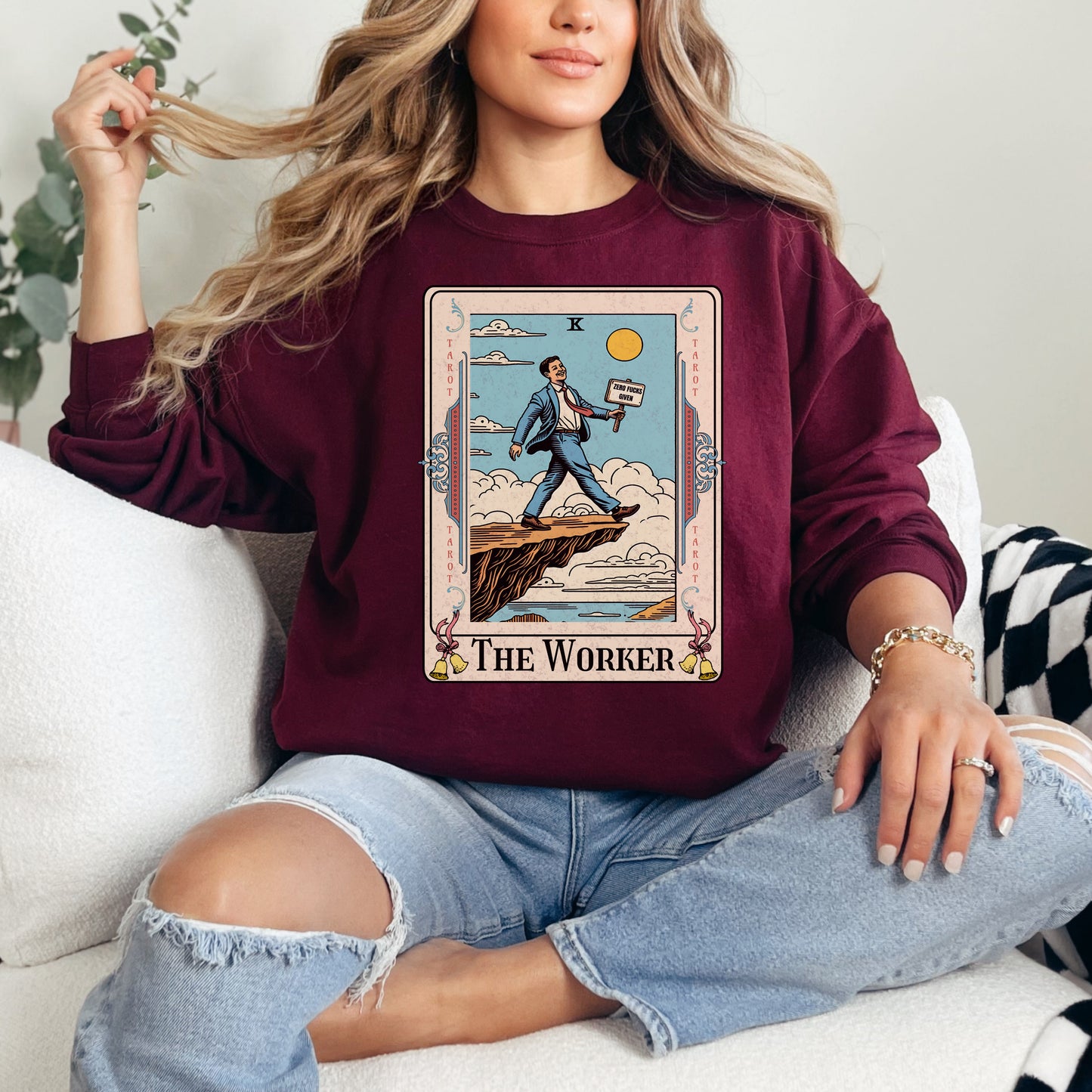 🔮 "The Worker Tarot" Sweatshirt