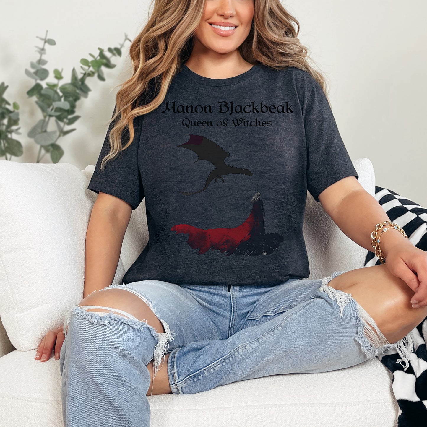 🖤 Manon Blackbeak: Queen of Witches Tee 🖤