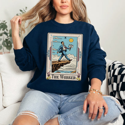 🔮 "The Worker Tarot" Sweatshirt