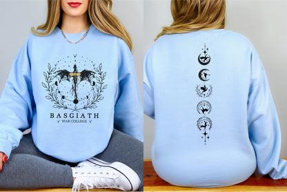 Fourth Wing "Basgiath War College" Dragon Sweater 🖤