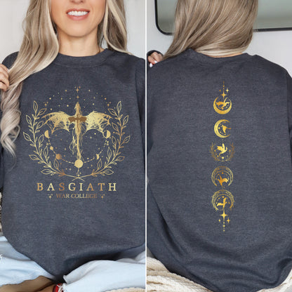 Fourth Wing "Basgiath War College" Dragon Sweater 🖤