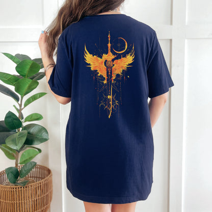 🗡️ "Light It Up" Fantasy Sword and Wings Tee 🗡️