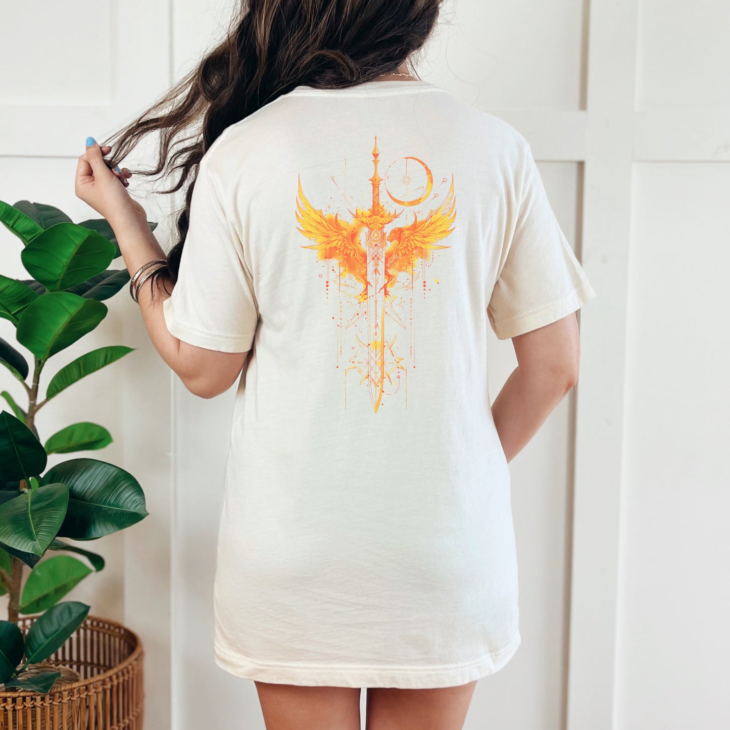 🗡️ "Light It Up" Fantasy Sword and Wings Tee 🗡️