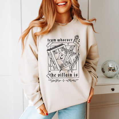 🖤 Team Villain - Book Lover's Sweatshirt 🖤