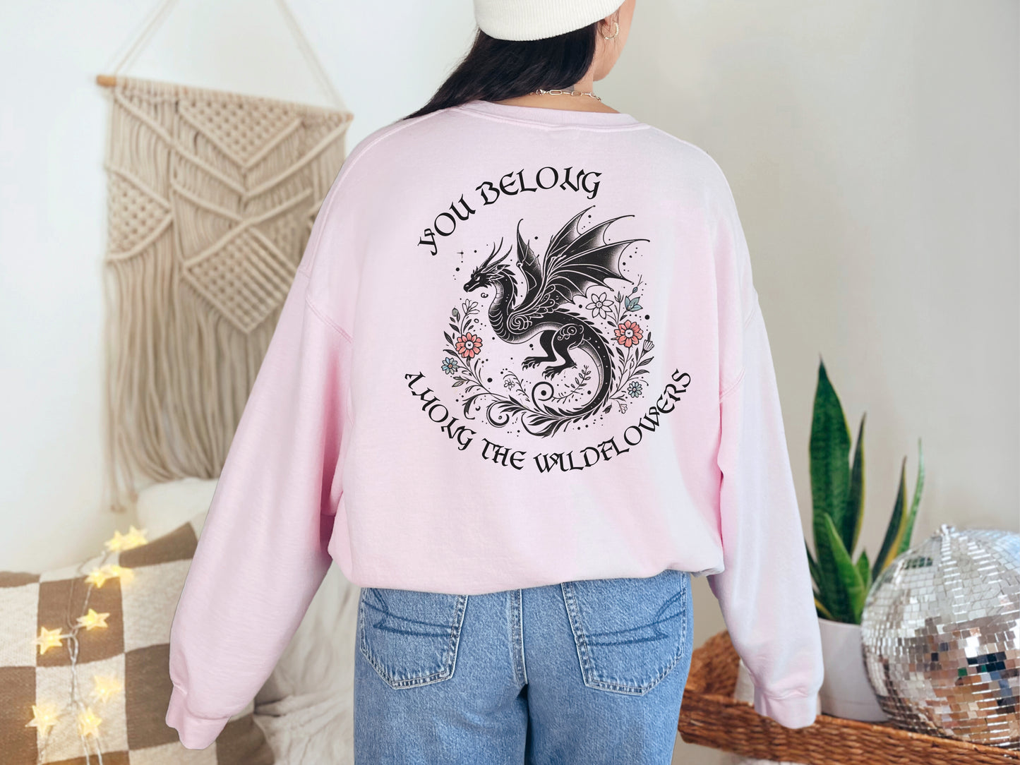 🌸 "You Belong Among the Wildflowers" Manon Blackbeak Sweatshirt 🌸