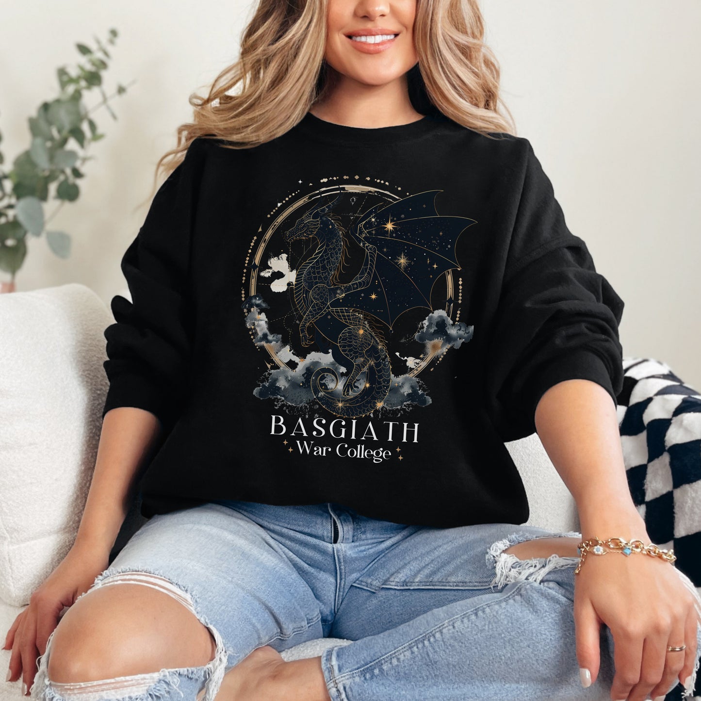 🐉 Basgiath War College Sweatshirt - Cozy Up with Fourth Wing Merch