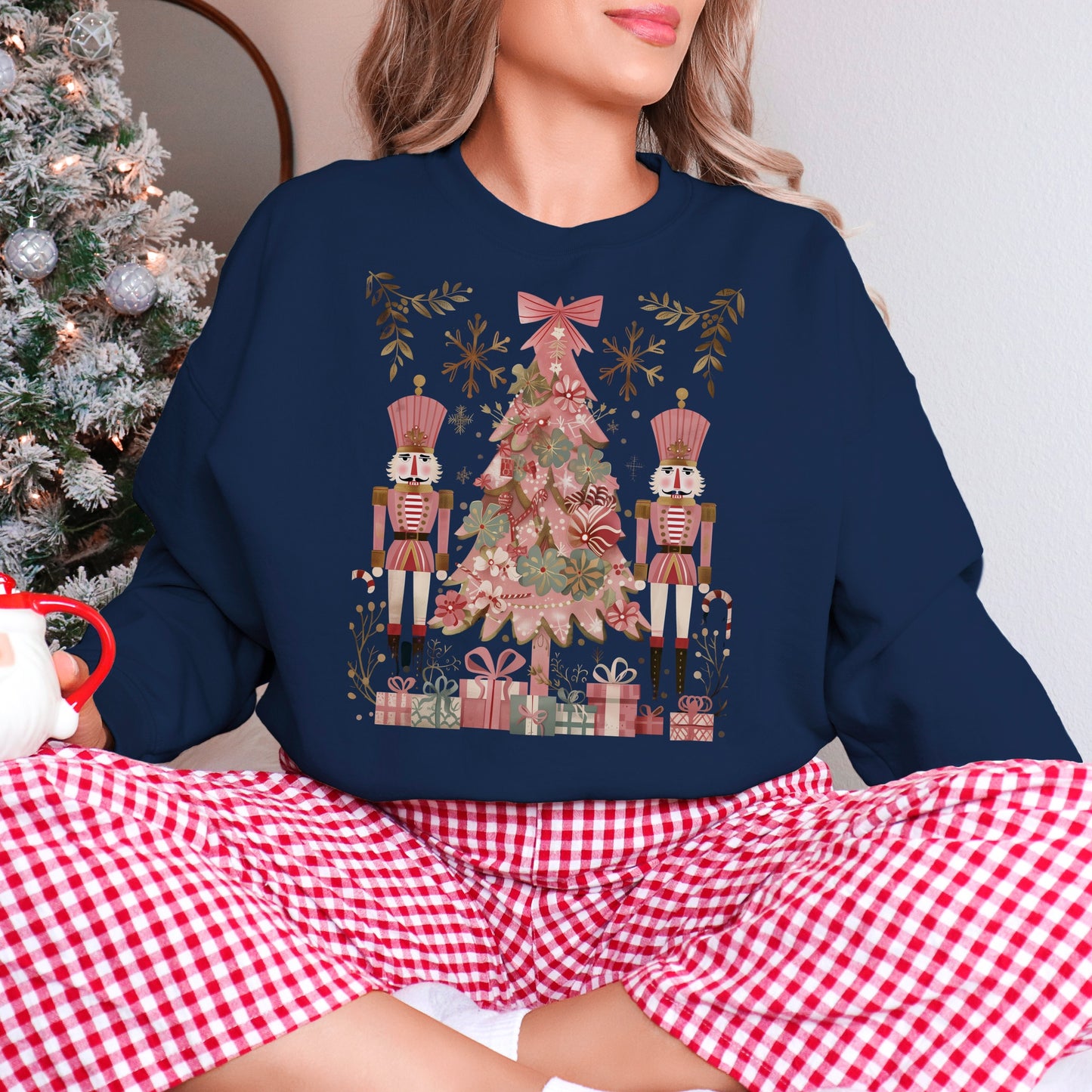 Nutcracker Ballet Pink Christmas Sweatshirt 🎄💖