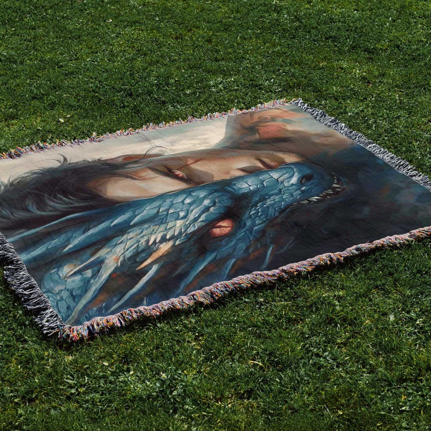 🐉✨Onyx Storm Woven Throw Blanket 🔥