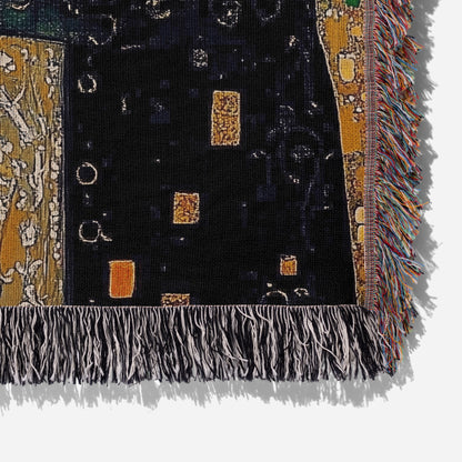 Gustav Klimt-Inspired ACOTAR Woven Blanket 🖤✨