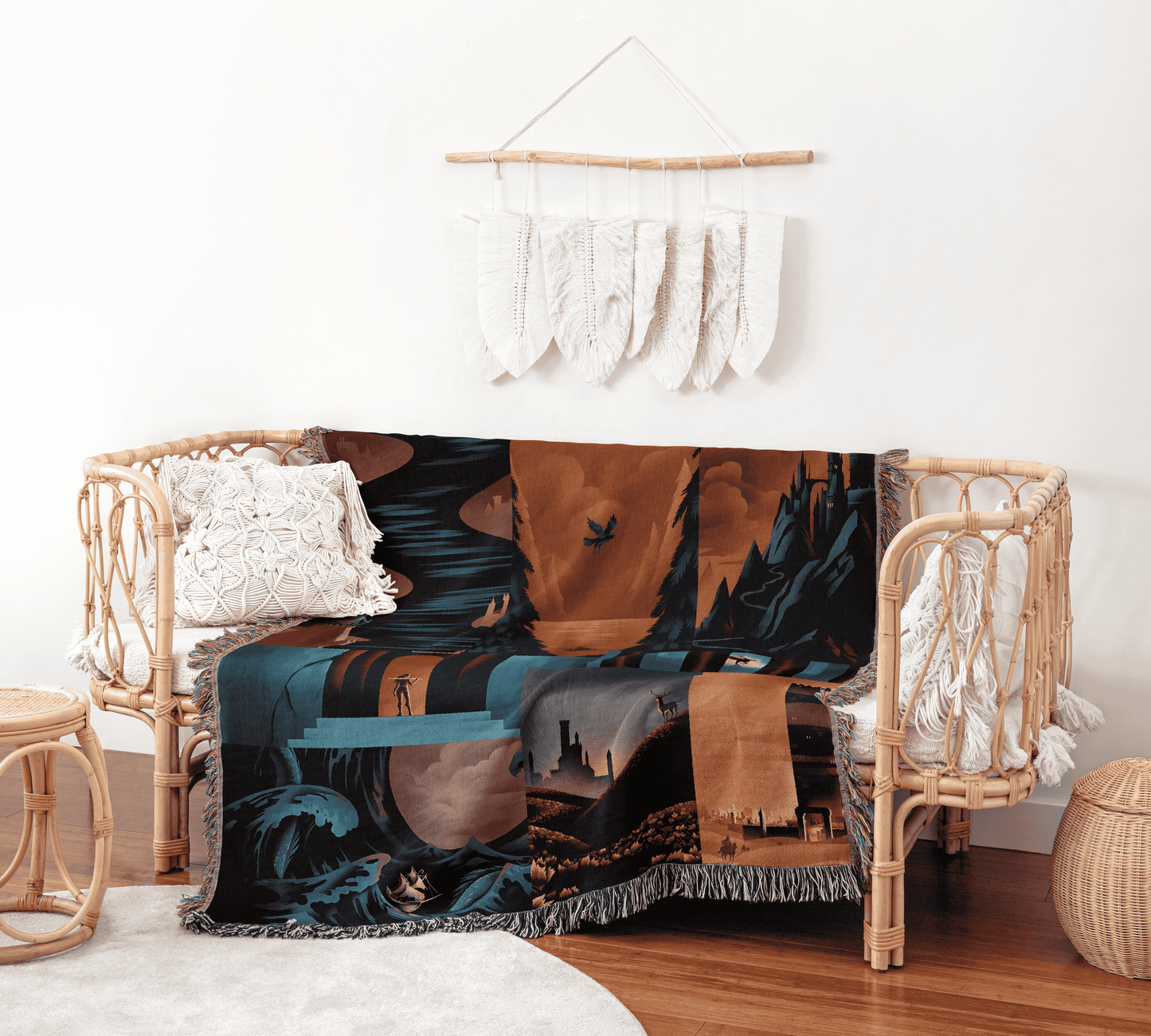 Throne of Glass Woven Throw Blanket