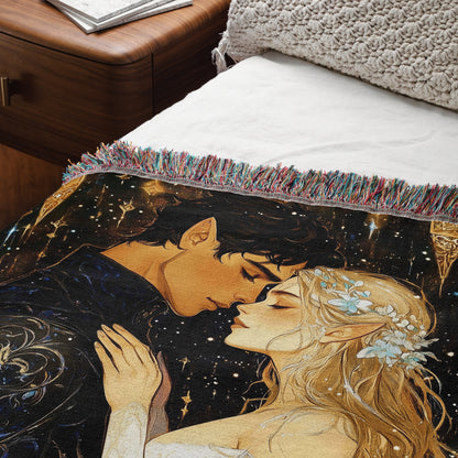 Feyre and Rhysand Night Court Blanket ✨🌙