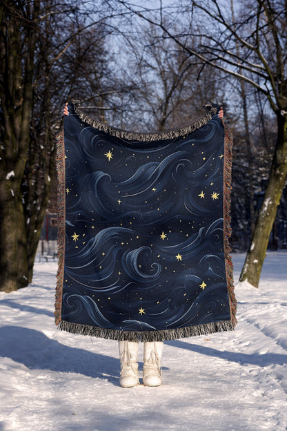 Starry Night Celestial Blanket 🌌