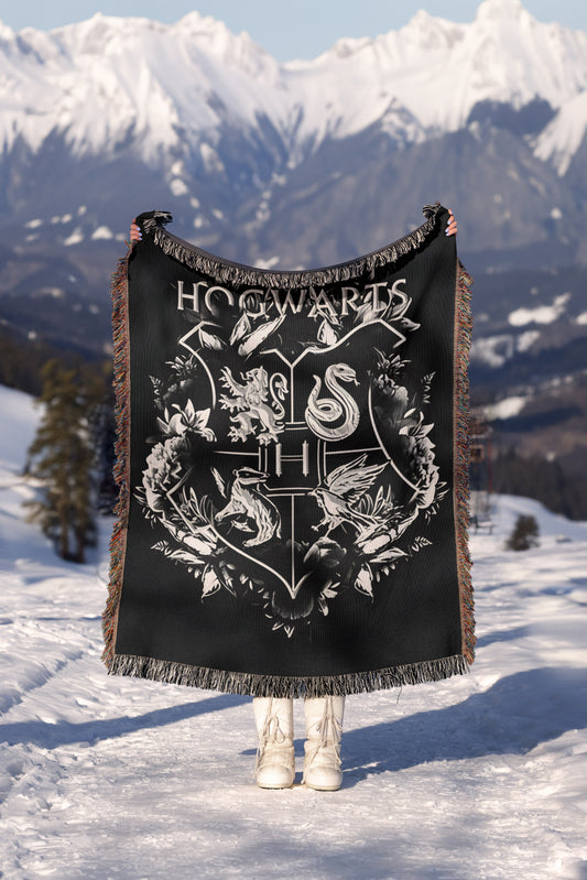 🪄 Hogwarts House Crest Blanket