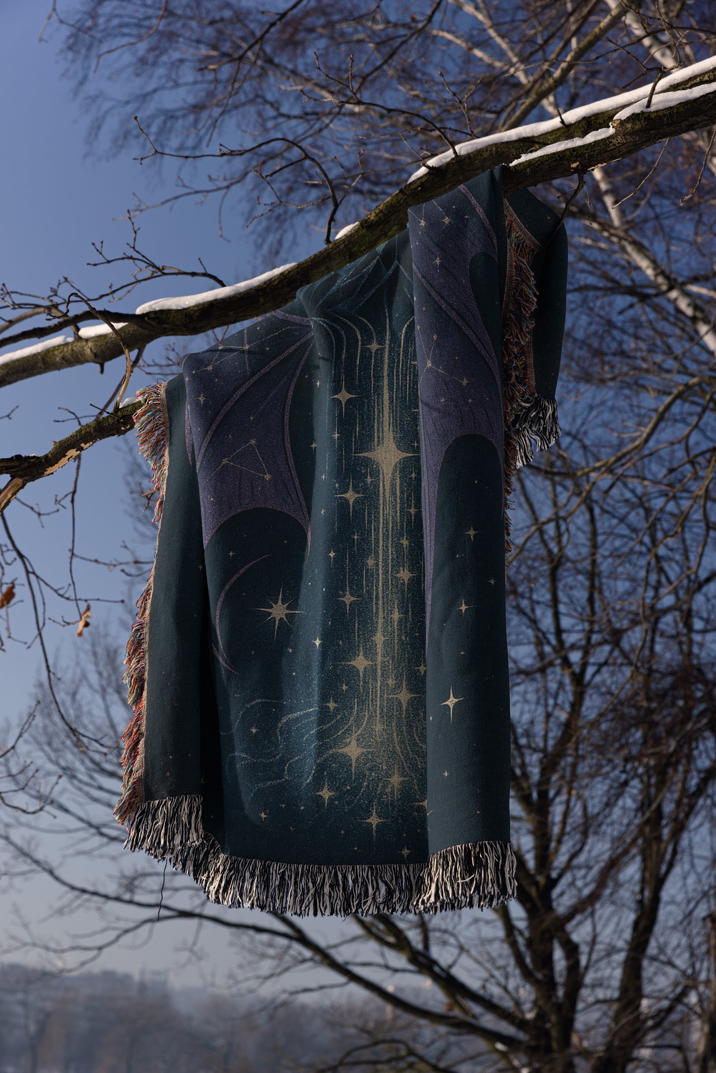 Starfall Night Court Woven Blanket
