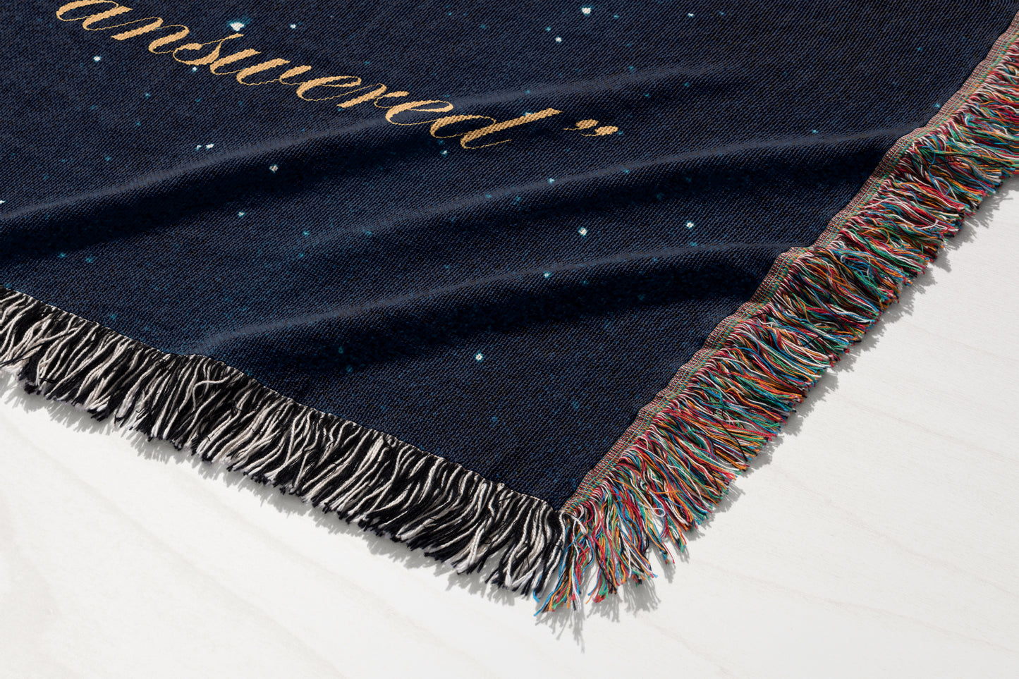 🌌 Velaris "City of Starlight" Woven Blanket – Starry Night Tribute ✨