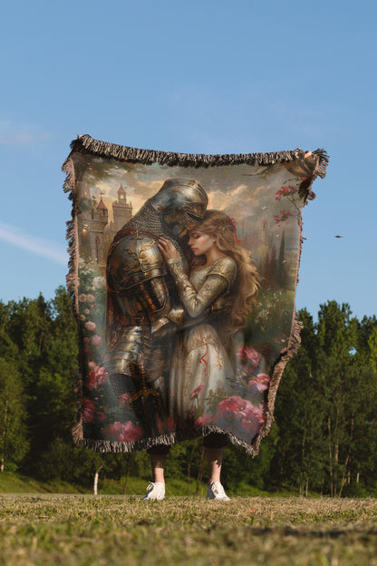 Medieval Romance Woven Throw Blanket🌹