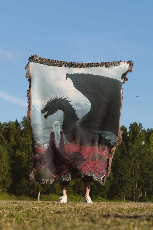 🐉 Abraxos Woven Tapestry Blanket