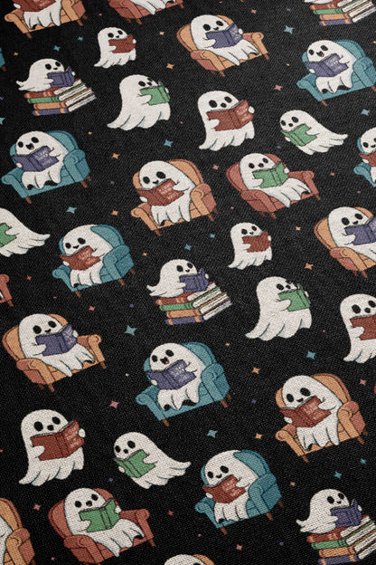 ACOTAR Ghost Reading Woven Throw Blanket
