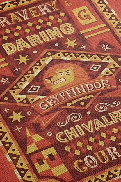 🦁 Gryffindor House Pride Woven Blanket 🦁