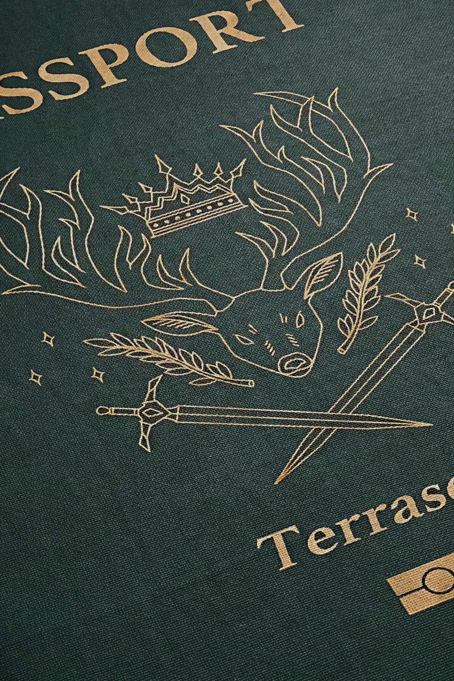 Throne of Glass "Terrasen Passport" Blanket  🏔️🔥