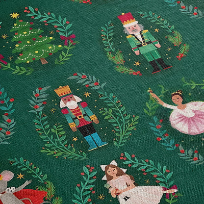 Nutcracker Ballet Christmas Woven Blanket 🎄🩰