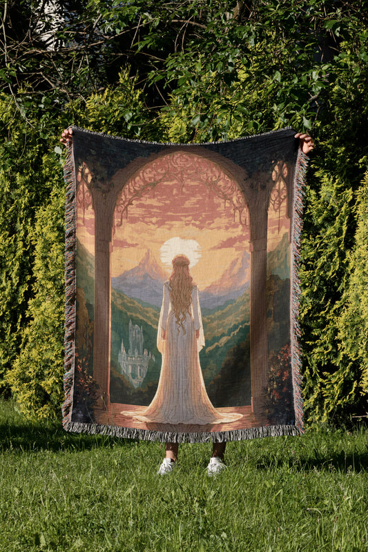 ✨ Throne of Glass Scenic Woven Blanket ✨