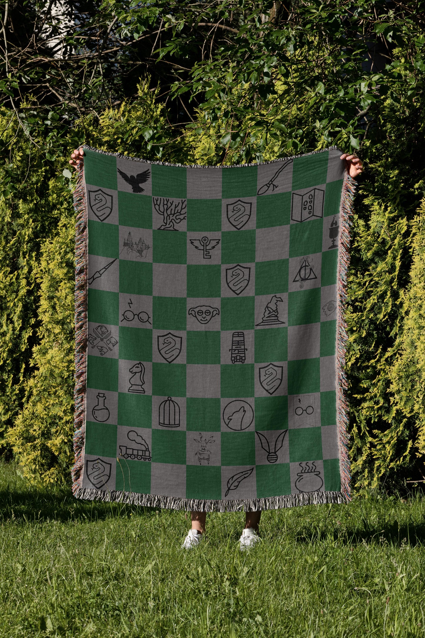 🐍 Serpent House Blanket | Snake Wizarding World Tapestry 🐍