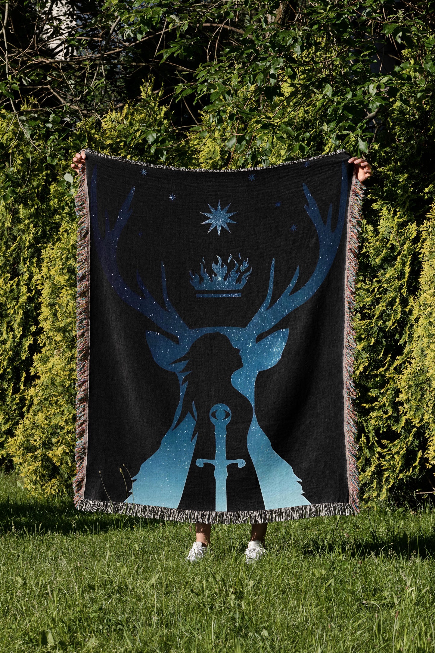 🌟 Throne of Glass Blanket | Aelin Galathynius Inspired 🗡️