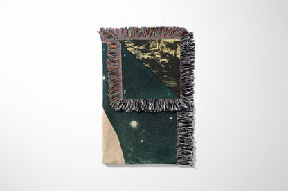 🌌 Enchanting Throne of Glass Moonlit Tapestry Throw Blanket 🌌