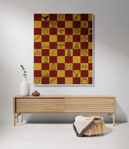 Gryffin House Woven Throw Blanket - MagicMerchEmporium