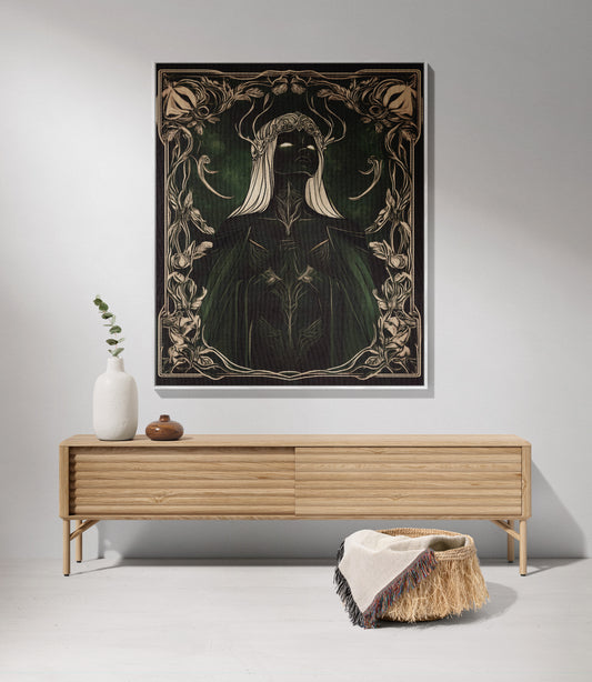 Elain ACOTAR Woven Throw Blanket - MagicMerchEmporium