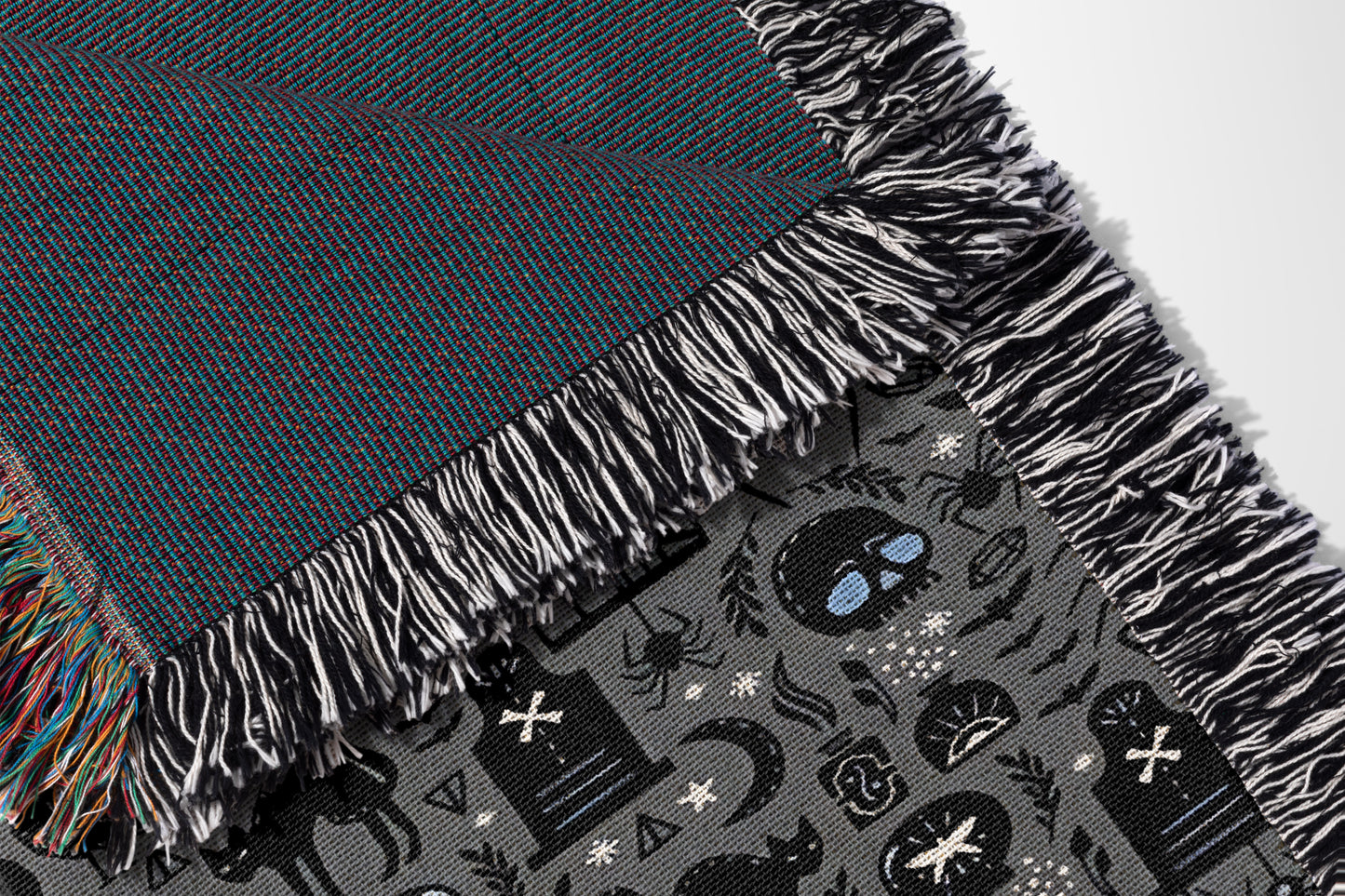 🖤 Dark Academia Goth Blanket