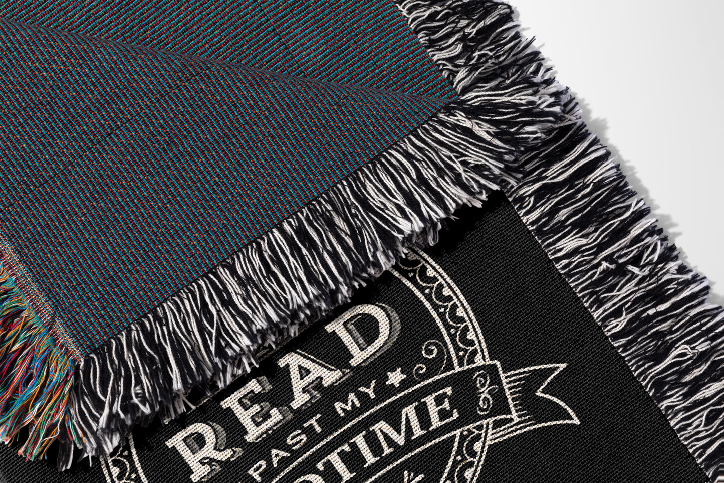 🖤 "I Read Past My Bedtime" Blanket