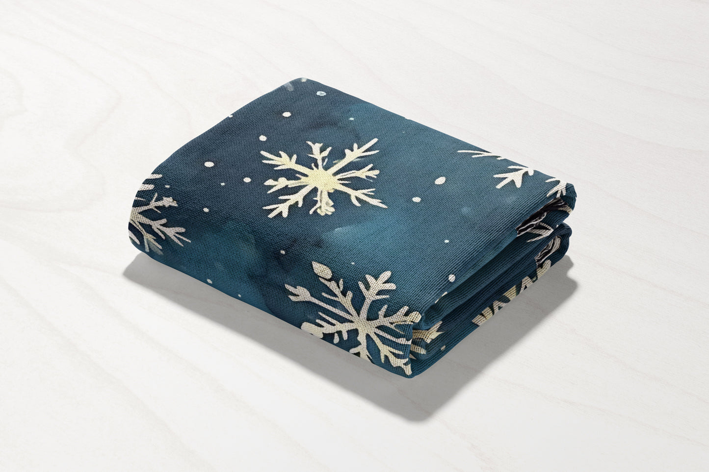 Snowflake Wonderland Winter Woven Throw Blanket ❄️✨