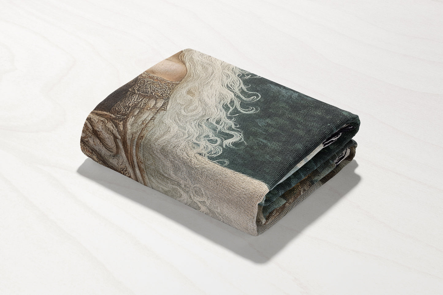 🌿 Throne of Glass Woven Tapestry Blanket | Elena Galathynius Havilliard 🦌